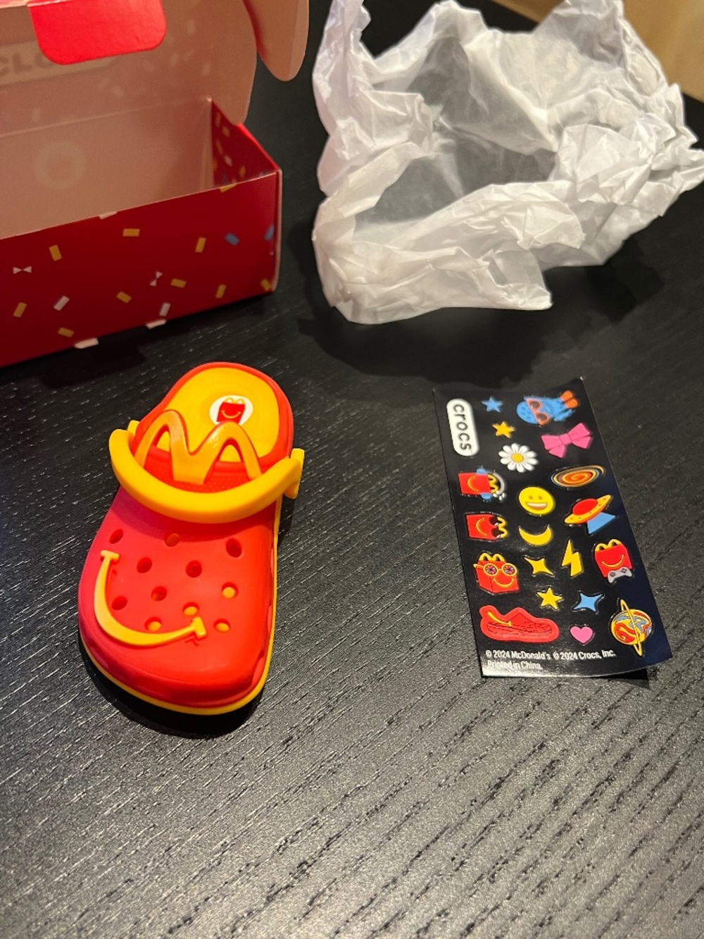 McDonalds x Crocs Key Chain/Charm